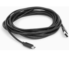 Kabelis USB OWL USB-C - USB-A 5 m Juodas (ACCMTW300-0004)