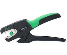 Solar Plus Nužievinimo replės 0,5–16 mm² (AWG 20-5), savaime prisitaikančios. Reguliuojamas ilgio ribotuvas nuo 2 iki 17 mm.