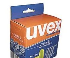 Ox On „X fit“ ausų kamštukai SNR 37 – „Uvex“ mini dozatorius, 50 porų