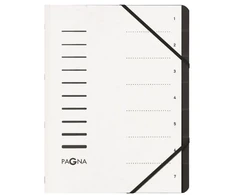 Laikiklis Pagna Teczka 7 Fächer 1-7 baltas
