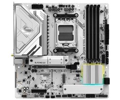 Pagrindinė plokštė Asrock B850M Steel Legend WiFi, AMD, Lizdas AM5, AMD Ryzen 7000 serija, AMD Ryzen 8000 serija, AMD Ryzen 9000 serija, Lizdas AM5, DDR5-SDRAM, 256 GB