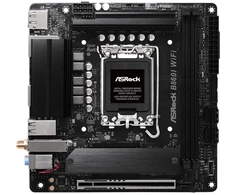 Pagrindinė plokštė Asrock B860I WiFi, Intel, LGA 1851 (Socket V1), DDR5-SDRAM, 128 GB, DIMM, Dual-channel