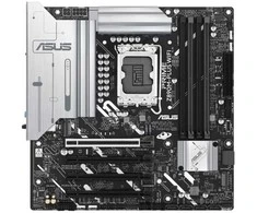 Pagrindinė plokštė ASUS PRIME Z890M-PLUS WIFI, Intel, LGA 1851 (Socket V1), Intel Core Ultra (Series 2), LGA 1851, DDR5-SDRAM, 192 GB