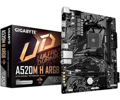 Pagrindinė plokštė GIGABYTE A520M H ARGB płyta główna AMD A520 Socket AM4 micro ATX