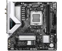 Pagrindinė plokštė „Gigabyte B850M EAGLE WF6E“ | Procesorių šeima AMD | Procesoriaus lizdas AM5 | DDR5 | Palaikomos kietojo disko sąsajos SATA, M.2 | SATA jungčių skaičius 4