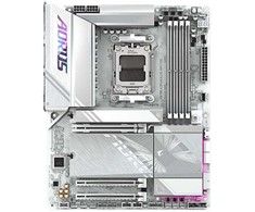 „GIGABYTE X870E AORUS ELITE WIFI7 ICE“ pagrindinė plokštė – palaiko AMD Ryzen 9000 procesorius, 16+2+2 fazių skaitmeninį VRM, iki 8200 Hz DDR5 (OC), 3xPCIe 5.0 + 1xPCIe 4.0, „Wi-Fi 7“, 2.5GbE LAN, USB 4, AMD, Socket AM5, AMD Ryzen 7000 serija, AMD Ryzen 8000 serija, AMD Ryzen 9000 serija, Socket AM5, DDR5-SDRAM, 256 GB