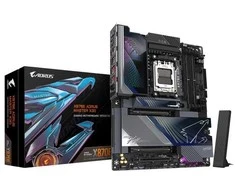 Pagrindinė plokštė GIGABYTE X870E A MASTER X AM5 4xDDR5 2xSATA 5xM.2