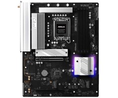 Pagrindinė plokštė Asrock B860 Pro RS WiFi, Intel, LGA 1851 (V1 lizdas), Intel Core Ultra (2 serija), DDR5-SDRAM, 256 GB, DIMM