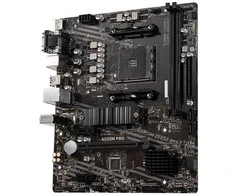 Pagrindinė plokštė MSI A520M PRO, AMD, Socket AM4, AMD Ryzen 3000 Series, DDR4-SDRAM, 64 GB, DIMM