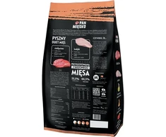 PAN MIĘSKO Veršiena su kalakutiene M - sausas šunų maistas - 9kg