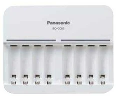 Panasonic NiMH AA, AAA 8 elementų akumuliatorių įkroviklis