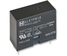 Panasonic Bendrosios paskirties relė, LE(ALE) serijos, maitinimo, neužsifiksuojanti, SPST-NO, 24 V nuolatinė srovė, 16 A