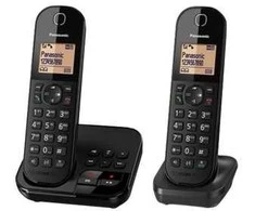 Panasonic belaidis telefonas su AB KX-TGC422GB Duo - juodas