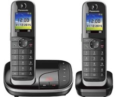 Panasonic KX-TGJ322, DECT telefonas, Garsiakalbis, 250 įrašų, Skambinančiojo ID, Trumpųjų žinučių paslauga (SMS), Juoda