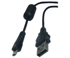 Panasonic - Duomenų kabelis - USB (han) - skirta Lumix DMC-LZ40, DMC-SZ10, DMC-SZ8, DMC-TZ55, DMC-TZ56, DMC-TZ57, DMC-TZ58