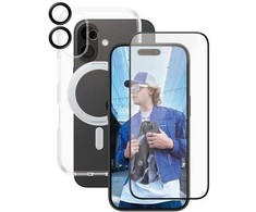 Panzer Glass „CARE by PanzerGlass“ – 3 viename keraminių dėklų rinkinys – „iPhone 16“