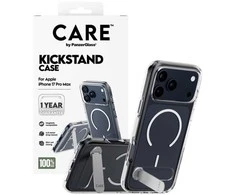 Panzer Glass „PanzerGlass CARE by ®“ apsauginis dėklas, skaidrus, su atramėle ir „MagSafe“, skirtas „iPhone 17 Pro Max“, „Apple“, „Apple“ – „iPhone 17 Pro Max“, skaidrus