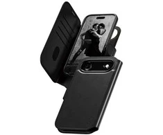 „Panzer Glass CARE by PanzerGlass Feature Tango 2in1“ piniginės dėklas su „MagSafe“ plokšte, skirtas „iPhone Air“ - Juodas