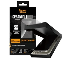 Panzer Glass PanzerGlass keraminis ekrano apsauginis stiklas iPhone 18 Pro Max | 17 Pro Max su FASTFIT IN-A-BOX