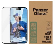 Panzer Glass „PanzerGlass ®“ ekrano apsauga „iPhone 16 | 15“ | Itin plataus prigludimo | Didelio dydžio, „Apple“, „Apple“ – „iPhone 16“, „Apple“ – „iPhone 15“, Sauso klijavimo, Atsparus įbrėžimams, Atsparus smūgiams, Permatoma, 50 vnt.