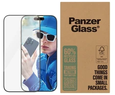 Panzer Glass „PanzerGlass ®“ ekrano apsauga, skirta „iPhone 16 Pro“ | Itin plataus pritaikymo | Didmeninė prekyba, „Apple“, „Apple“ – „iPhone 16 Pro“, Sauso klijavimo, Atsparus įbrėžimams, Atsparus smūgiams, Permatomas, 50 vnt.