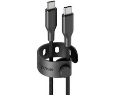 Panzer Glass Kabelis USB PanzerGlass USB-C - USB-C 2 m Juodas (EM94057)