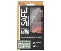 Panzer Glass „PanzerGlass SAFE. by ®“ ekrano apsauga su juodu rėmeliu „Motorola moto g05 | moto g15 | moto g15 POWER“ | Itin platus pritaikymas, „Motorola“, „Motorola - new moto g04“, „Motorola - new moto g14 POWER“, „Motorola - new moto g14“, Sausas klijavimas, Atsparus įbrėžimams, Atsparus smūgiams, Permatomas, 1 vnt.