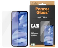 Panzer Glass „PanzerGlass ®“ ekrano apsauga „Google Pixel 10a 5G“ | Itin plataus pritaikymo, „Google“, „Google“ – „Pixel 10a 5G“, Sausas klijavimas, Atsparus įbrėžimams, Atsparus smūgiams, Permatomas, 1 vnt.