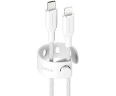Panzer Glass Kabelis USB PanzerGlass USB-A - Lightning 1.2 m Baltas (EM41725)