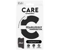 Panzer Glass CARE Madingas dėklas | Galinis viršelis | Apple | iPhone 16 | Perdirbtas plastikas | Juodas