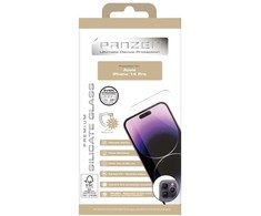 Panzer „iPhone 14 Pro“ visiškai priglundantis silikatinis stiklas