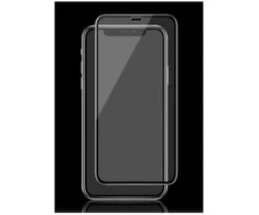 Panzer iPhone XR/11, lenktas silikatinis stiklas, juodas