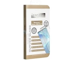 Panzer „Samsung Galaxy S20+“, lenktas stiklas, juodas
