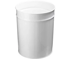 Twinco Šiukšlių dėžė, metalinė, 20 l, balta