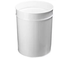 Twinco Šiukšlių dėžė, metalinė, 20 l, balta