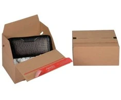 Kartoninė dėžė, „ColomPac® Eurobox“ serijos, aukštis x plotis x gylis 90 x 145 x 195 mm, pakuotėje 20 vnt.