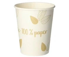 Papstar Vienkartiniai puodeliai, popierius, 200 ml, D 8 cm, 50 vnt
