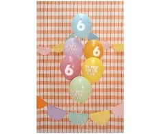 Party Deco Balionų puokštė Su gimtadieniu 6 metai