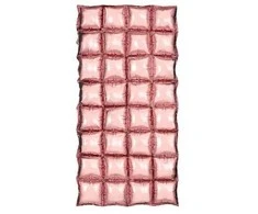 Party Deco Folinis balionas-siena rausvai auksinės spalvos 55x110cm