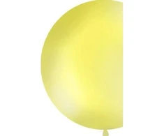 Party Deco Balionas 1m skersmens geltonas
