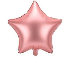 Party Deco Folinis balionas "Rožinė žvaigždė" 48cm
