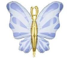 Party Deco PartyDeco Balon fol.Motyl 69x69 błękit FB248-011 64676