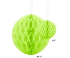 Party Deco Korėtas apvalus papuošimas 10cm 1 vnt salotinis