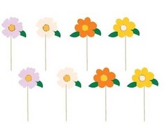 Party Deco Torto papuošalai Gėlės, 13 cm, vieno dydžio