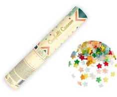 Party Deco Cirko konfeti vamzdelis, 20 cm