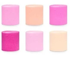 PartyDeco Krepa 5cm/10m A6 mix 42506