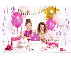 Party Deco Šventinių papuošimų komplektas PartyDeco įvairūs reikmenys Princess