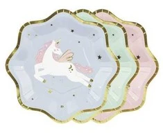 PartyDeco Talerzyki Vienaragis mix 18x18 A6 TPP94 52192