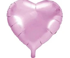 Party Deco Folinis balionas "Širdelė" 61cm rožinė