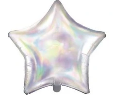 Party Deco Folijos balionas žvaigždė, vaivorykštinis, 48 cm universalus
